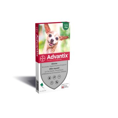 9961 Advantix de 1,5 kg à 4 kg 6 pipettes - Boutique 24h/24
