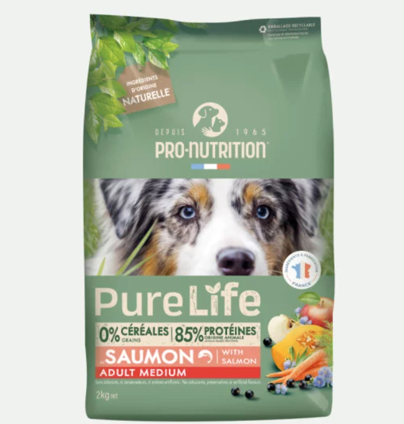 PURE LIFE CHIEN Adult Medium SAUMON 2KG
