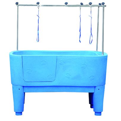 Baignoire de toilettage Polyéthylène sur pieds GRIS BLEU VIOLET