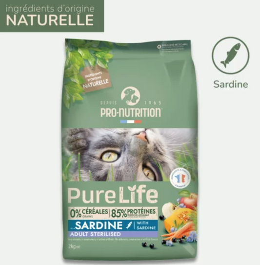 PURE LIFE CHAT STERILISED SARDINE 2KG