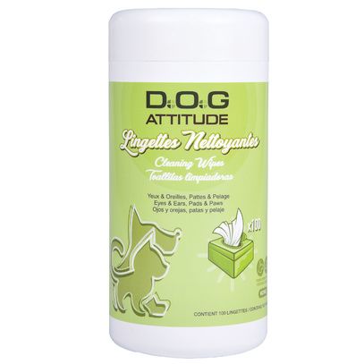 KC7052-Lingettes Nettoyantes Chiens et Chats oreilles et yeux
