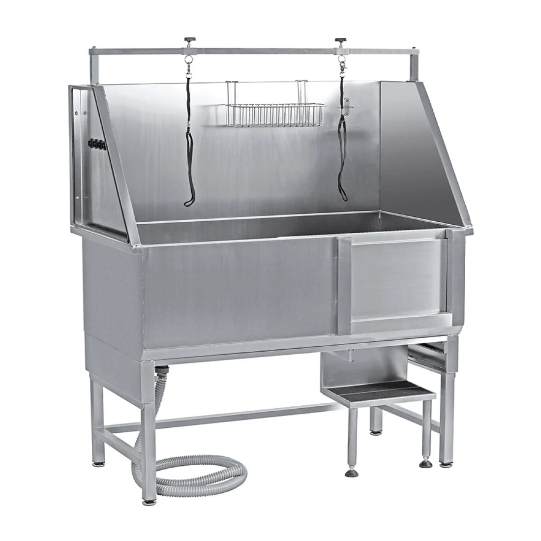 Artero Sea -Baignoire de toilettage fixe pour grands, moyens et petits chiens, avec porte coulissante