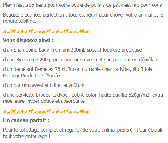PACK PROMO LADYBEL COFFRET LUXE