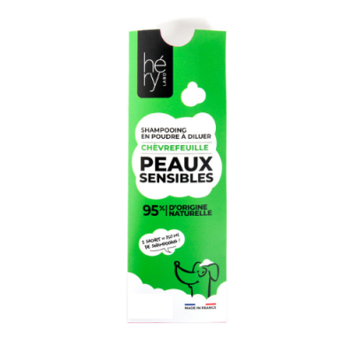 3010057-Shampooing Poudre Peaux Sensibles Chèvrefeuille à diluer - Héry Poudre