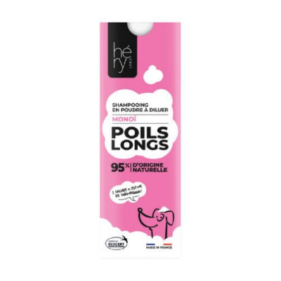 3010055-Shampooing Poudre Poils Longs Monoï à diluer - Héry Poudre